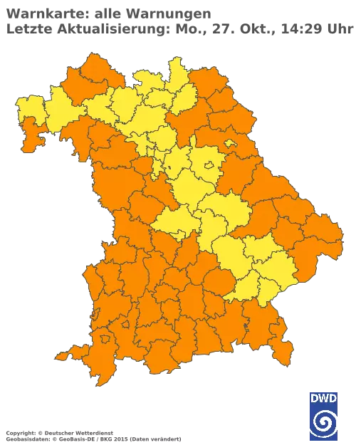 Aktuelle Wetterwarnungen für %region%