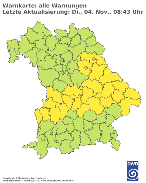Aktuelle Wetterwarnungen für %region%