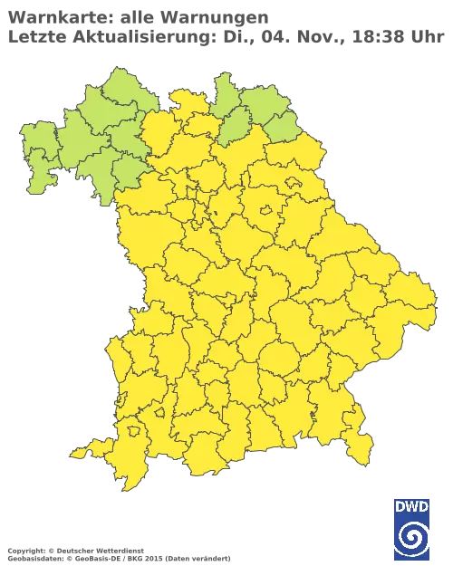 Aktuelle Wetterwarnungen für %region%