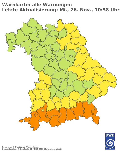 Aktuelle Wetterwarnungen für %region%