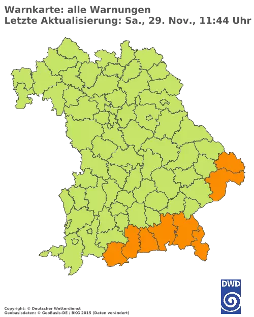 Aktuelle Wetterwarnungen für %region%