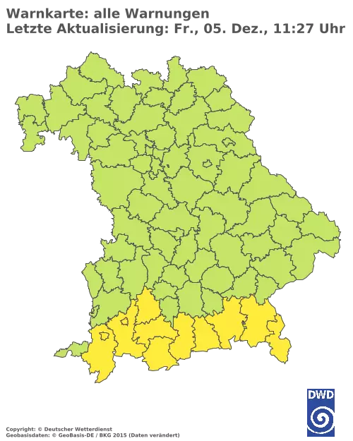 Aktuelle Wetterwarnungen für %region%